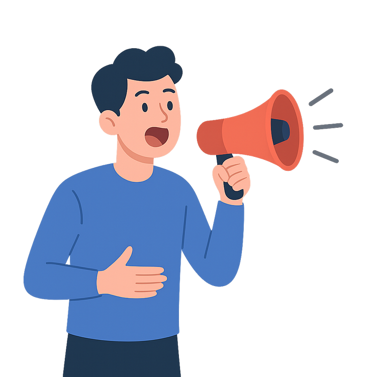 Boy with Loudspeaker